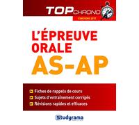 L'épreuve orale as-ap