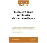 L'épreuve Orale Sur Dossier De Mathématiques