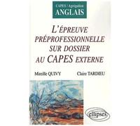L'épreuve Professionnelle Sur Dossier Au Capes Externe