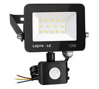 Lepro 10W Projecteur LED Avec Détecteur de Mouvement 850LM 5000K IP65 | Lumière extérieure Avec Détecteur, Spot LED Extérieur Avec Détecteur Etanche, Projecteur LED exterieur pour Jardin, Cour