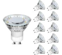 Lepro Ampoule GU10 4W 325lm Blanc Chaud 2700K Non-dimmable Lot de 10 | 4W équiv. 50W, faisceau large 100°, CRI＞80, économie d'énergie, sans scintillement, lumière uniforme et douce