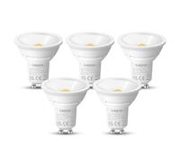 Lepro Ampoule LED GU10 8W, Blanc Chaud 2700K, 800lm Ampoule GU10 Équivaut de 65W, 100° Faisceau Large, Ampoules GU10 Économie d'énergie, Lot de 5