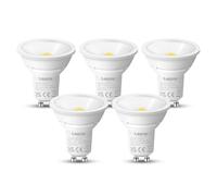 Lepro Ampoule LED GU10 8W, Blanc Froid 6500K, 800lm Ampoule GU10 Équivaut de 65W, 100° Faisceau Large, Ampoules GU10 Économie d'énergie, Lot de 5