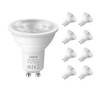 Lepro Ampoule LED GU10, Blanc Chaud 2700K, 630lm Ampoule GU10, 6W Équivaut de 80W, 38° Faisceau Pratique, Ampoules GU10 Économie d'énergie, Lot de 8