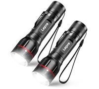 Lepro Lampe Torche Puissante 300lm Zoomable 5 Modes D’éclairage, Lot de 2