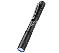 Lepro Lampe UV, Lampe Torche UV 365nm LED Lumière Noire Ultraviolet Détecteur pour Traceurs Fluorescents Chien Chat Tapis Détecteur Urine Scorpion Vérifie L'argent, 2 Piles AAA (Non incluses)