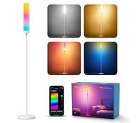 Lepro O1 IA Lampadaire LED, WiFi Lampadaire sur Pied Compatible avec APP, Alexa, Google Assistant,16 Millions Couleurs, 1800LM, Musique Sync, Concepteur d'Éclairage IA Personnalisé pour Salon, Chambre