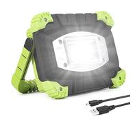 Lepro Projecteur LED Rechargeable, Lanterne Camping Puissante 2000LM 20W avec Banque de Puissance 5200 mAh, 5 Modes d'Éclairage pour Urgence Camping Chantier Garage Travail
