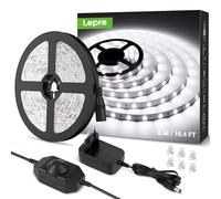Lepro Ruban LED 5m Blanc Froid 6000K Dimmable 1650lm 15W