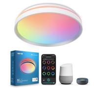 Lepro T1 IA Plafonnier LED Connecté, Concepteur d'Éclairage IA Personnalisé, Connectivité Wi-Fi et Bluetooth, 24W 1800LM, IP44 Etanche, pour Chambre, Salon, Couloir, Cuisine（φ29cm）