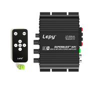 LEPY 838 USB Subwoofer Amplificateur HIFI 2.1 12 V Voiture Maison Amplificateur U Disque Sans Perte Adapté Aux Haut-Parleurs 4-8 Ohms