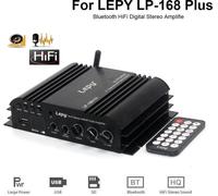 Lepy LP-168 Plus Bluetooth IR/2.1CH 45W-2 68W BASS HiFi Digital Stereo Amplifier black_17.6X15.5x4.3 (0.91KG) European Standard