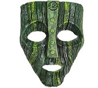 LePyCos The Mask Loki Masque en résine Jim Carrey Réplique du film Cosplay Halloween Accessoire de fête masqué