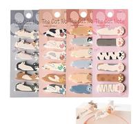 LEPZUR 4 Paquets Notes Adhésives, Blocs-Notes Autocollants Chat - 720 Feuilles Mignonnes Style Kawaii - Fournitures de Bureau pour Amoureux des Chats
