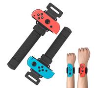 LEPZUR Bracelets pour Nintendo Switch 2(2025)/Switch 1 pour Just Dance 2025/2024/Zumba Burn it Up, 2 Paquets de Bracelets Sécurisés &Doux pour JoyPad 2, Adaptés Adultes&Enfants