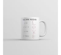 L'Équation De Tout Ce Dont Vous Avez Besoin, C'Est D'Amour Mug Avec Anse Tasse Humour Tasse À Café Pour Cappuccino Travail Espresso 330Ml
