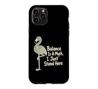 L'équilibre est Un Mythe, Je Reste là, Flamingo Coque pour iPhone 11 Pro