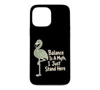L'équilibre est Un Mythe, Je Reste là, Flamingo Coque pour iPhone 13 Pro Max