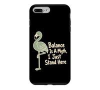 L'équilibre est Un Mythe, Je Reste là, Flamingo Coque pour iPhone 7 Plus/8 Plus