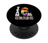 L'équipe de 6e année Color Block, Enseignant, élève, rentre à l'école PopSockets PopGrip Adhésif