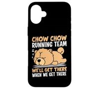 L'équipe de Course de Chow Chow arrivera Quand Nous y Coque pour iPhone 16 Plus
