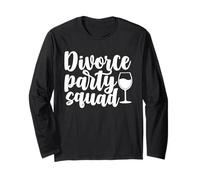 L'équipe De La Fête du Divorce Sarcastique Divorcé Séparer Manche Longue