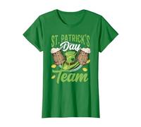 L'équipe De La Saint-Patrick St. Fête des Patricks Irlande T-Shirt, Femme, Vert Kelly, L