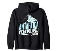 L'équipe De L'expédition en Antarctique Rétro Antarctique Sweat à Capuche