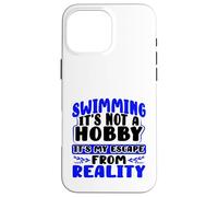 L'équipe de Natation Natation My Escape from Reality Swimmer Coque pour iPhone 16 Pro Max
