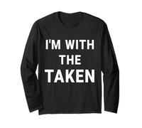 L'équipe de soutien de I'm With The Taken Funny Bachelor Party Manche Longue