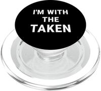 L'équipe de soutien de I'm With The Taken Funny Bachelor Party PopSockets PopGrip pour MagSafe