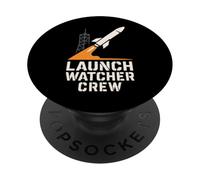 L'équipe de Suivi du décollage de Rocket Launch Spotter à Cap Canaveral PopSockets PopGrip Adhésif