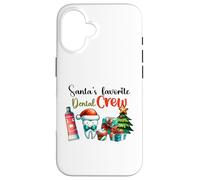 L'équipe Dentaire préférée du Père Noël sur Le thème de Noël Coque pour iPhone 16