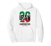 L'équipe des 20 Champions d'Iran 2026 Melli 32N 53E Pride Sweat à Capuche
