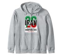 L'équipe des 20 Champions d'Iran 2026 Melli 32N 53E Pride Sweat à Capuche