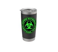 L'équipe d'intervention en cas d'épidémie de zombies est une apocalypse zombie amusante Gobelet isotherme en acier inoxydable double paroi