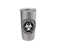 L'équipe d'intervention en cas d'épidémie de zombies est une apocalypse zombie amusante Gobelet isotherme en acier inoxydable double paroi