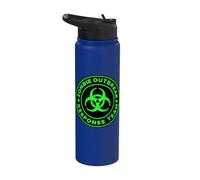 L'équipe d'intervention en cas d'épidémie de zombies est une apocalypse zombie amusante Stainless Steel Insulated Water Bottle