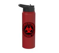 L'équipe d'intervention en cas d'épidémie de zombies est une apocalypse zombie amusante Stainless Steel Insulated Water Bottle