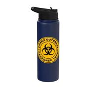 L'équipe d'intervention en cas d'épidémie de zombies est une apocalypse zombie amusante Stainless Steel Insulated Water Bottle