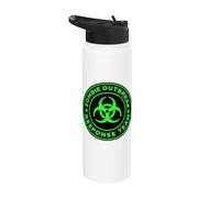 L'équipe d'intervention en cas d'épidémie de zombies est une apocalypse zombie amusante Stainless Steel Insulated Water Bottle