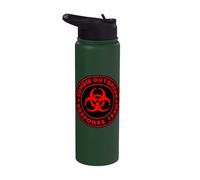 L'équipe d'intervention en cas d'épidémie de zombies est une apocalypse zombie amusante Stainless Steel Insulated Water Bottle