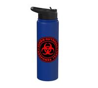 L'équipe d'intervention en cas d'épidémie de zombies est une apocalypse zombie amusante Stainless Steel Insulated Water Bottle