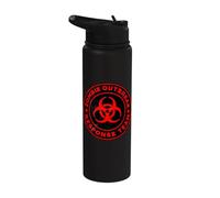 L'équipe d'intervention en cas d'épidémie de zombies est une apocalypse zombie amusante Stainless Steel Insulated Water Bottle