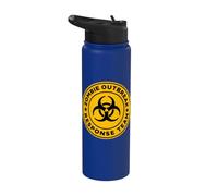 L'équipe d'intervention en cas d'épidémie de zombies est une apocalypse zombie amusante Stainless Steel Insulated Water Bottle