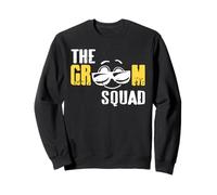 L'équipe du marié fête entre amis Sweatshirt