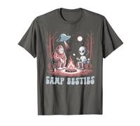 L'équipe du Terrain de Camping Funny Alien Bigfoot Summer Camp Besties T-Shirt