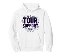 L'équipe Musicale de Soutien à la tournée I'm with The Band Roadie Life Sweat à Capuche, Unisexe pour Adultes, Blanc, S