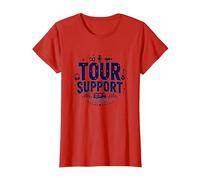 L'équipe Musicale de Soutien à la tournée I'm with The Band Roadie Life T-Shirt, Femme, Rouge, XS
