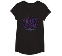 L'équipe Musicale de Soutien à la tournée I'm with The Band Roadie Life T-Shirt, Fille, Noir, XS